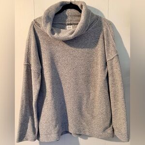 Dylan Heather Gray Cowl Neck Sweater, Size M